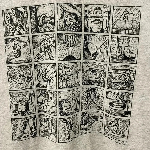 Vtg 93’ Ontario Winter Games Single Stitch T-Shirt - Picture 6 of 7